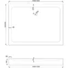 Mexen Rio rechteckige Duschwanne 120 x 80 cm, Weiß - Produktbild-Vorschau 5