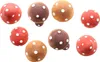 8 kleine Fliegenpilze Terracotta 5-7cm – Herbstdeko Produktbild-Vorschau 5