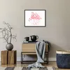 Gerahmtes Poster - Schwarzer Rahmen - Flamingo Vogel Wasser Produktbild-Vorschau 7