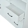 Merax Hochschrank mit LED und Glasvitrine, Standvitrine Produktbild-Vorschau 8