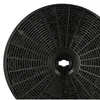 A close-up, studio shot of a black carbon filter. Produktbild-Vorschau