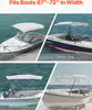 VEVOR Biminitop Bâche pour bateau, 4 arcs, cadre en Voir les images du produit 6