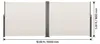 SucceBuy 
Auvent latéral extensible 180 x 600 cm, en tissu Voir les images du produit 8