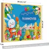 Holzschild Ostern Ostergrüße 30x20cm HANNOVER Produktbild-Vorschau 2