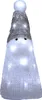 A lit-up decorative figure of Santa Claus. Produktbild-Vorschau