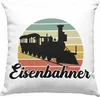 Trendation - Modeleisenbahn Geschenk Deko-Kissen mit Produktbild-Vorschau 1
