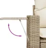 Design 9-tlg. Garten-Sofagarnitur mit Kissen Beige Poly Produktbild-Vorschau 10