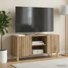 vidaXL TV skrinka 102 x 34,5 x 50 cm z drevotriesky v štýle Náhľad obrázku produktu 1
