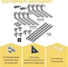 Halterung Bitumendach Montageset Dach Haken Schiene Solar Produktbild-Vorschau 10