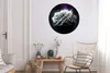 MuchoWow® Rundes Wandbild - Runde Bilder Blumen - Licht - Produktbild-Vorschau 4