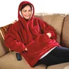 Coperta di peluche con maniche, coperta con cappuccio, Anteprima dell’immagine prodotto 9
