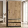 Kleiderschrank Novela, Anthrazit / Wotan2-türig | Moderner Produktbild-Vorschau 6