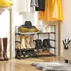 Schoenenkast - Leobert - Zwart - 45 x 30 x 106 cm Productafbeelding-voorbeeld 4