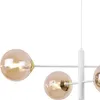 Lampe à suspendre Vicenza blanc-doré 4 flammes avec Voir les images du produit 5