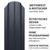 QLS 1 szt. Sztacheta ogrodzeniowa 120x10,5cm metalowa Podgląd zdjęcia produktu 8