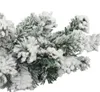 vidaXL ghirlanda natalizia con neve verde 5 m PVC Anteprima dell’immagine prodotto 4