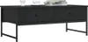 Table basse noir 101x49x39,5 cm bois d'ingénierie Voir les images du produit 2