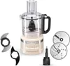 A KitchenAid food processor with various attachments displayed around it on a white background. Náhled obrázku produktu