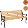 Gartenbank HWC-O25, Sitzbank Parkbank Holzbank 3-Sitzer, Produktbild-Vorschau 8