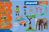 PLAYMOBIL Éléphant avec gardien de zoo Voir les images du produit 3