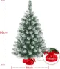 Yaheetech 90 cm Künstlicher Weihnachtsbaum mit Schnee, Produktbild-Vorschau 2