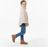 Beiger Kinderponcho für Mädchen – weicher Strick, Produktbild-Vorschau 6