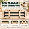 FunLife MOVE Balance Board Holz mit Rolle – Profi Produktbild-Vorschau 3