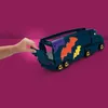 A hand is opening the back of a toy truck with Batman-themed graphics. Anteprima dell’immagine prodotto