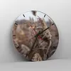 Wanduhr - Rund - Glasuhr - Boho Ähren Gras - 40x40cm - Produktbild-Vorschau 4