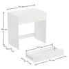 Schminktisch Weiß 75 cm Mit Schublade - Moderner Produktbild-Vorschau 6