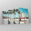 Bilder auf glas - 5 Teile - Strand Miami Florida - 100x60cm Produktbild-Vorschau 4