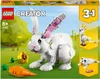 LEGO Creator 3 v 1 31133 Bílý králík (258 dílků) Náhled obrázku produktu 16