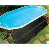 An above-ground swimming pool with a solar heating system next to it. Produktbild-Vorschau