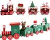 2Pcs Treno di Natale Decorazione Decorazione da tavolo di Anteprima dell’immagine prodotto 1