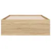 VidaXL 3207289, Dub, 102 cm, 2,03 m, 33 cm, 1000 x 2000 mm, Náhled obrázku produktu 5