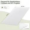 Polycarbonat Stegplatten Set 10 Stück 8 mm klar, 0,1 kg/m², Produktbild-Vorschau 2