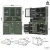 Küchenschrank 120x40x180cm mit App-gesteuerter Produktbild-Vorschau 7