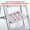 SevenComfort Scala a gradini 5 gradini Scala pieghevole Anteprima dell’immagine prodotto 9
