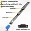 Ikodm, 2 sztuki, ciężkie prowadnice do szuflad, 500 mm, z Podgląd zdjęcia produktu 5