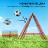 HOMCOM Fußball Rebounder Kickback Tor Rückprallwand Netz Produktbild-Vorschau 4