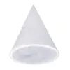 A white conical filter mat on a white background. Produktbild-Vorschau