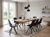 Lot de 2 chaises de salle à manger FineBuy noires de style Voir les images du produit 2