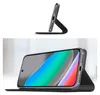 A phone case is shown in two different configurations: standing up and lying flat. Produktbild-Vorschau