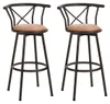 Meubles Cosy Set da 2 sgabelli da bar girevoli in stile Anteprima dell’immagine prodotto 1