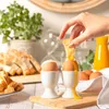 12x Weiß 5cm Eierbecherhalter-Set - Klassischer Stil Produktbild-Vorschau 4