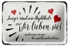 Blechschild Spruch 18x12cm Jungs sind wie Highheels wir Produktbild-Vorschau 1