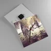 Wanduhr - Quadrat - Glasuhr - Meer Palme Wasser - 30x30cm - Produktbild-Vorschau 2