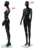 vidaXL Ženská figurína so sklenenou základňou čierna 175 cm Náhľad obrázku produktu 4