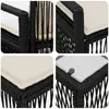 Gartensofa-set 10 pcs Schwarz Poly-Rattan Produktbild-Vorschau 8