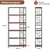 A diagram showing the dimensions of a bookshelf, with measurements indicated in centimeters. Produktbild-Vorschau